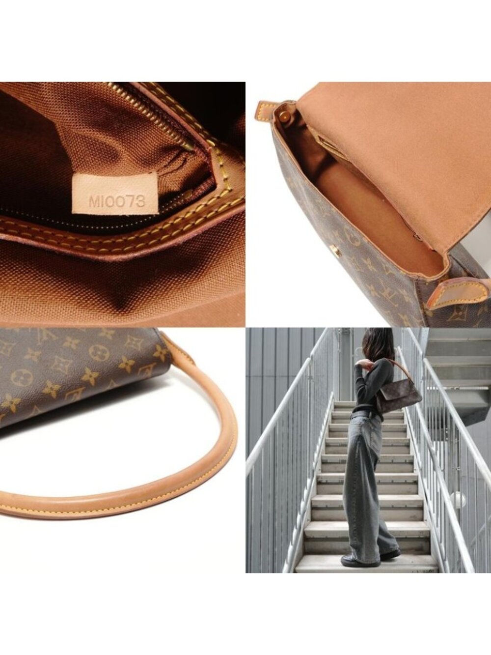 ★SOLD★ Louis Vuitton Shoulder Bag Monogram Mini Looping - Picture 10 of 10